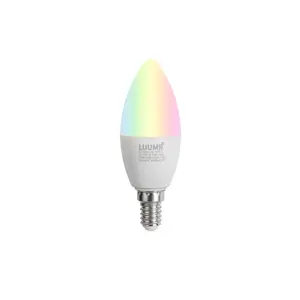 Chytrá LED žárovka E14 RGBW C37 4,9W 470lm 2700K-6500K