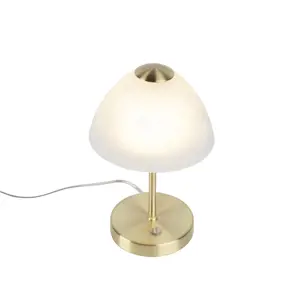 Designová stolní lampa zlatá stmívatelná včetně LED - Joya