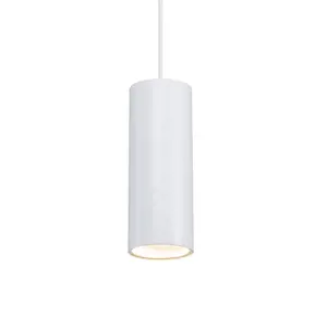 Designová závěsná lampa bílá - Tubo