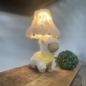 Dětská stolní lampa Alpaca bílá - Alma