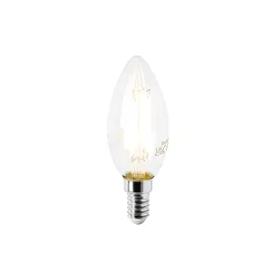 E14 LED lampa B35 čirá 2,2W 470 lm 2700K