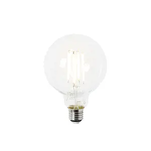 E27 LED lampa G95 čirá 2,2W 470 lm 2700K