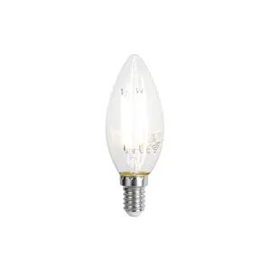 Inteligentní LED žárovka E14 C35 čiré sklo 4,2W 470LM 2700-6500K