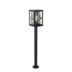 Klasická venkovní stojací lampa černá 100 cm IP44 - Dover