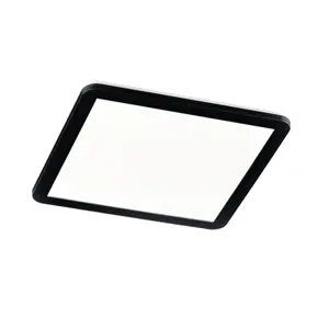 LED panel čtvercový černý 40 cm vč. LED 3-stupňové stmívání - Lope