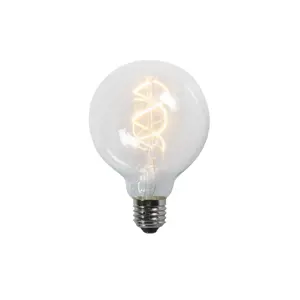 LED žárovka se krouceným vláknem G95 5W 2200K čirá