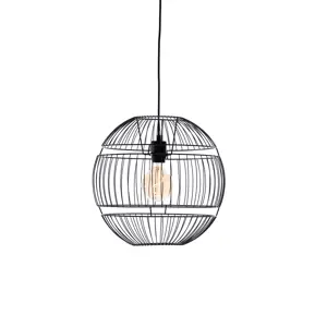 Produkt Moderne hanglamp zwart 38 cm - Sphaera