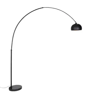 Moderní oblouková lampa černá - XXL