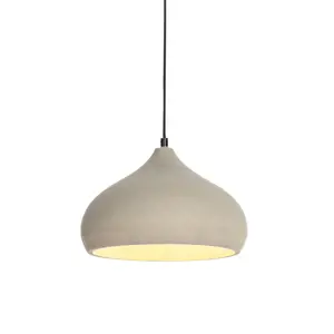 Moderní závěsná lampa beton - Nick