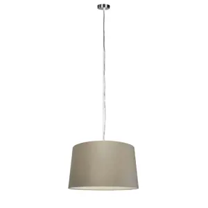 Moderní závěsná lampa z oceli se stínidlem 45 cm tupá - Cappo 1