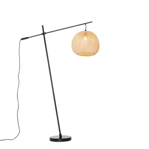 Orientální venkovní stojací lampa bambus IP44 - Rafael