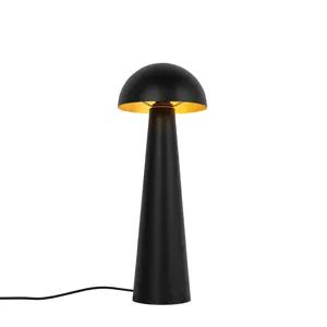 Venkovní stojací lampa černá 65 cm - Houba