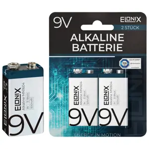 Baterie Alkaline 9v, 2 V Bal.