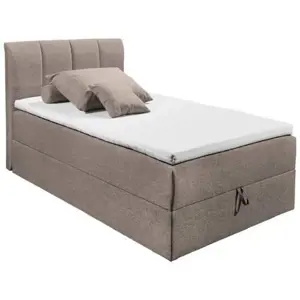 Boxspring Postel Granada Hnědá 120x200 Cm