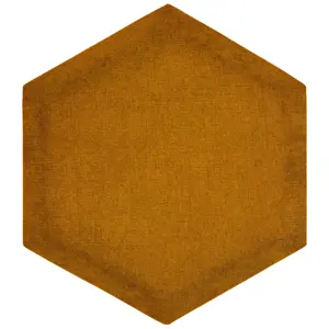 čalouněný panel 2ks, 36x32cm Hexagon, Medová